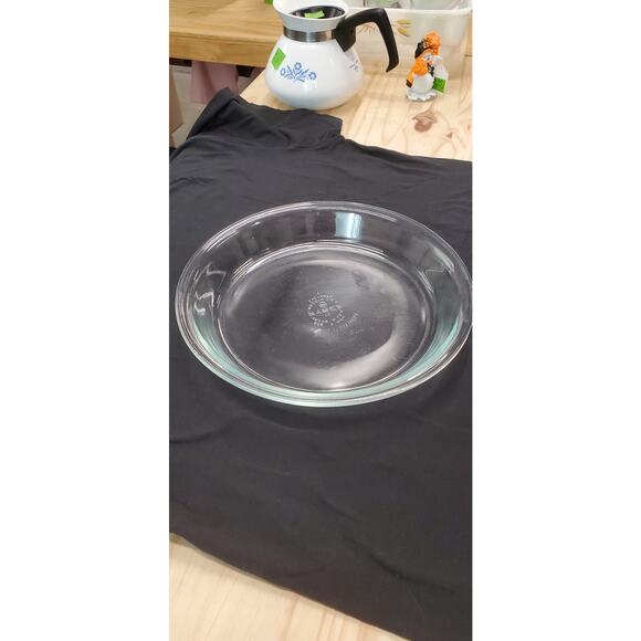 Vintage Pyrex Pie Plate 9" Baking Pie Dish Clear Glass #209 PRE-OWNED - Picture 2 of 4